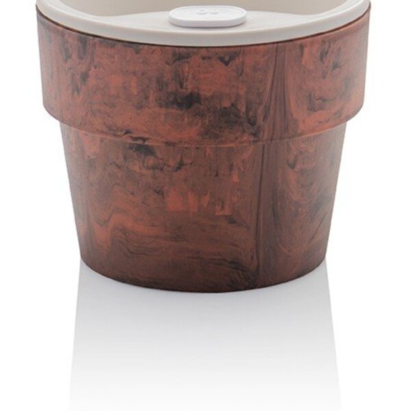 Vaso Autoirrigável - Pequeno - Linha Plantar  Vs180 <ou> Mogno